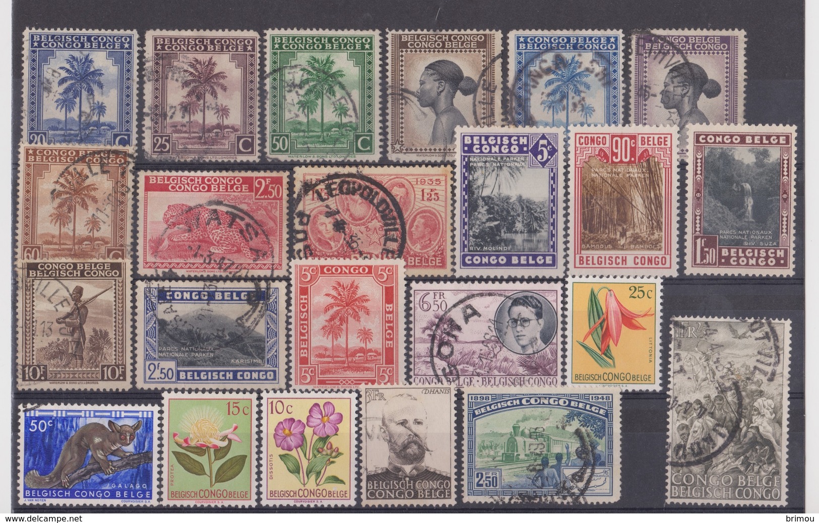 Congo Belge, Timbres Oblitérés. - Gebraucht