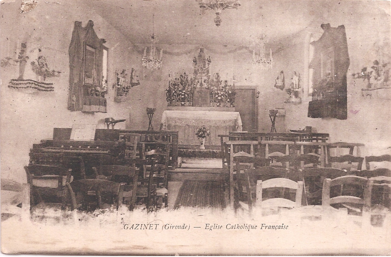 CPA - Gazinet - Eglise Catholique Française - Autres & Non Classés