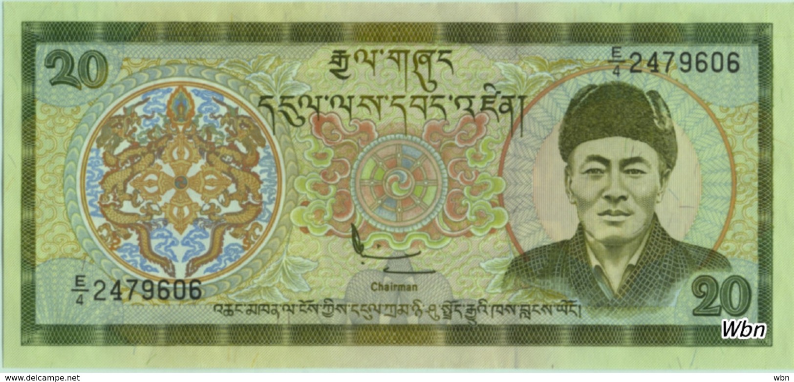 Bhutan 20 Ngultrum (P23) -UNC- - Bhoutan