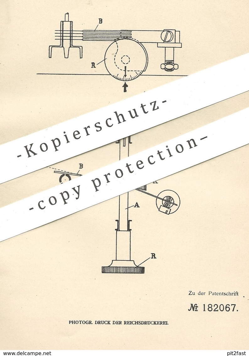 Original Patent - Keiser & Schmidt , Berlin , 1906 , Druckregelung Der Bürsten Am Meßgerät | Strom , Elektriker !!! - Historical Documents