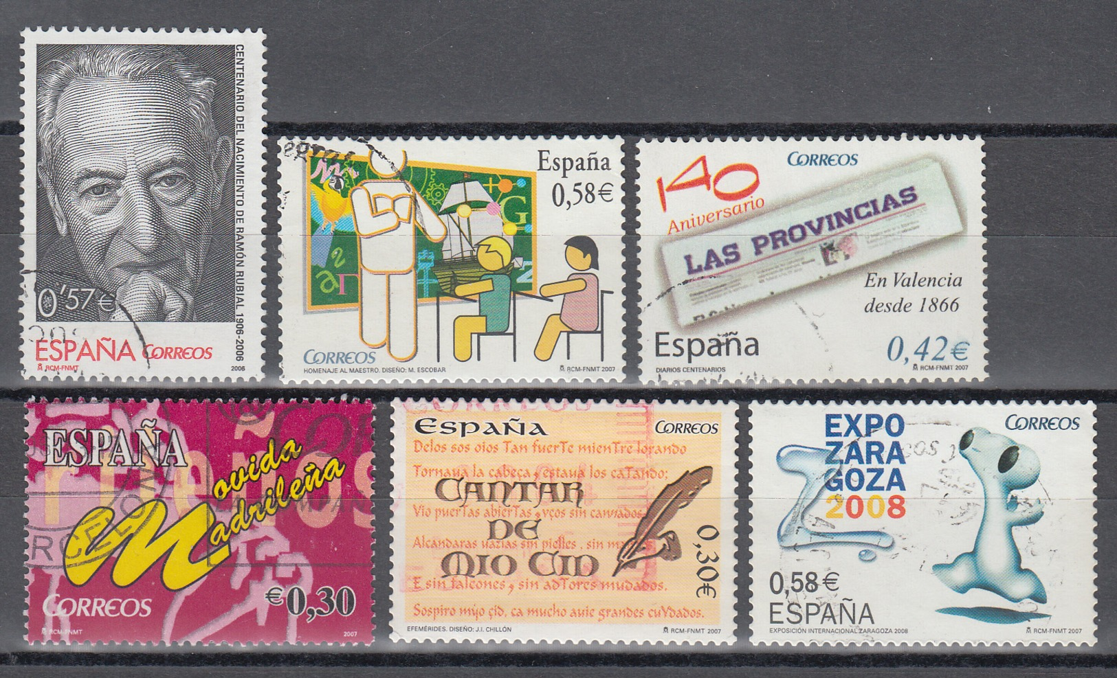 2006-2007  LOTE DE SELLOS USADOS. - Used Stamps