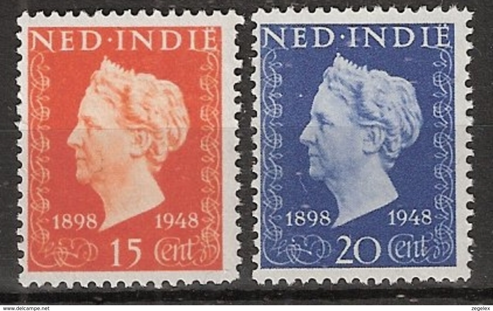 Ned Indie 1941 Wilhelmina NVPH 347 Postfris/MNH/** - Nederlands-Indië