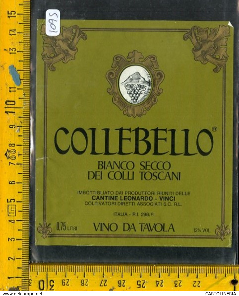 Etichetta Vino Liquore Collebello Vinci - Autres & Non Classés