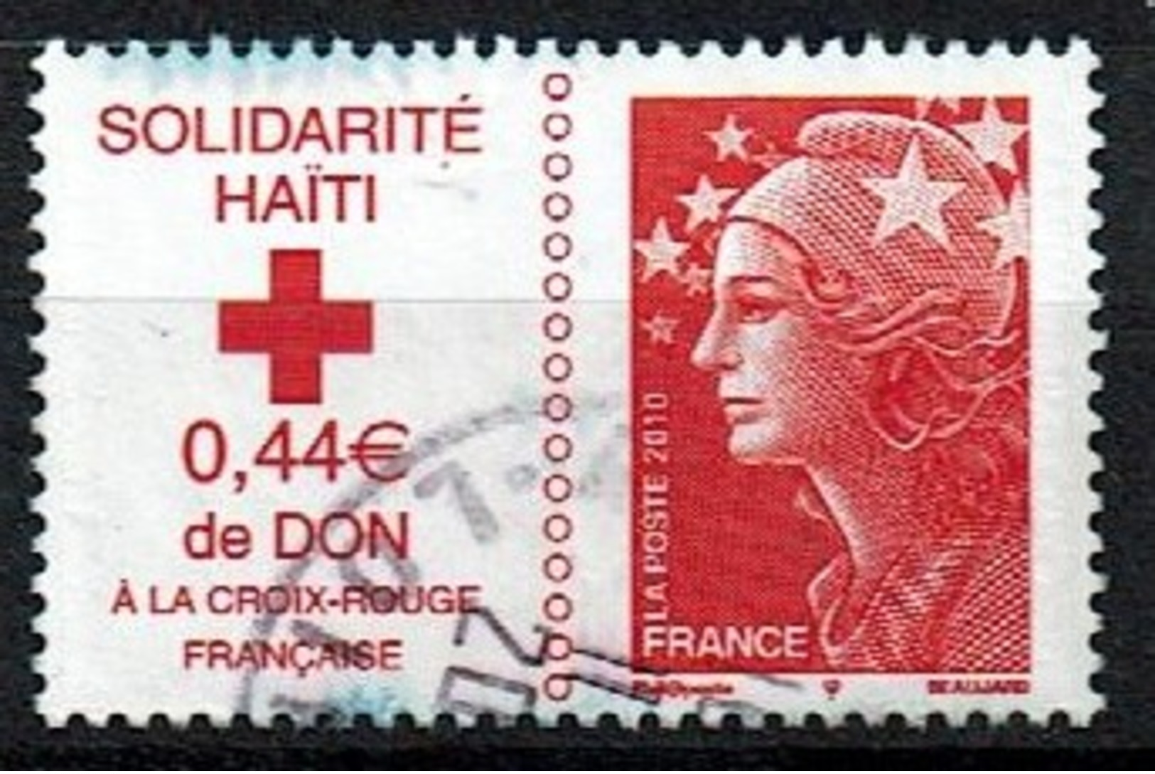 Croix Rouge N°4434 Oblitéré Année 2010 - Oblitérés