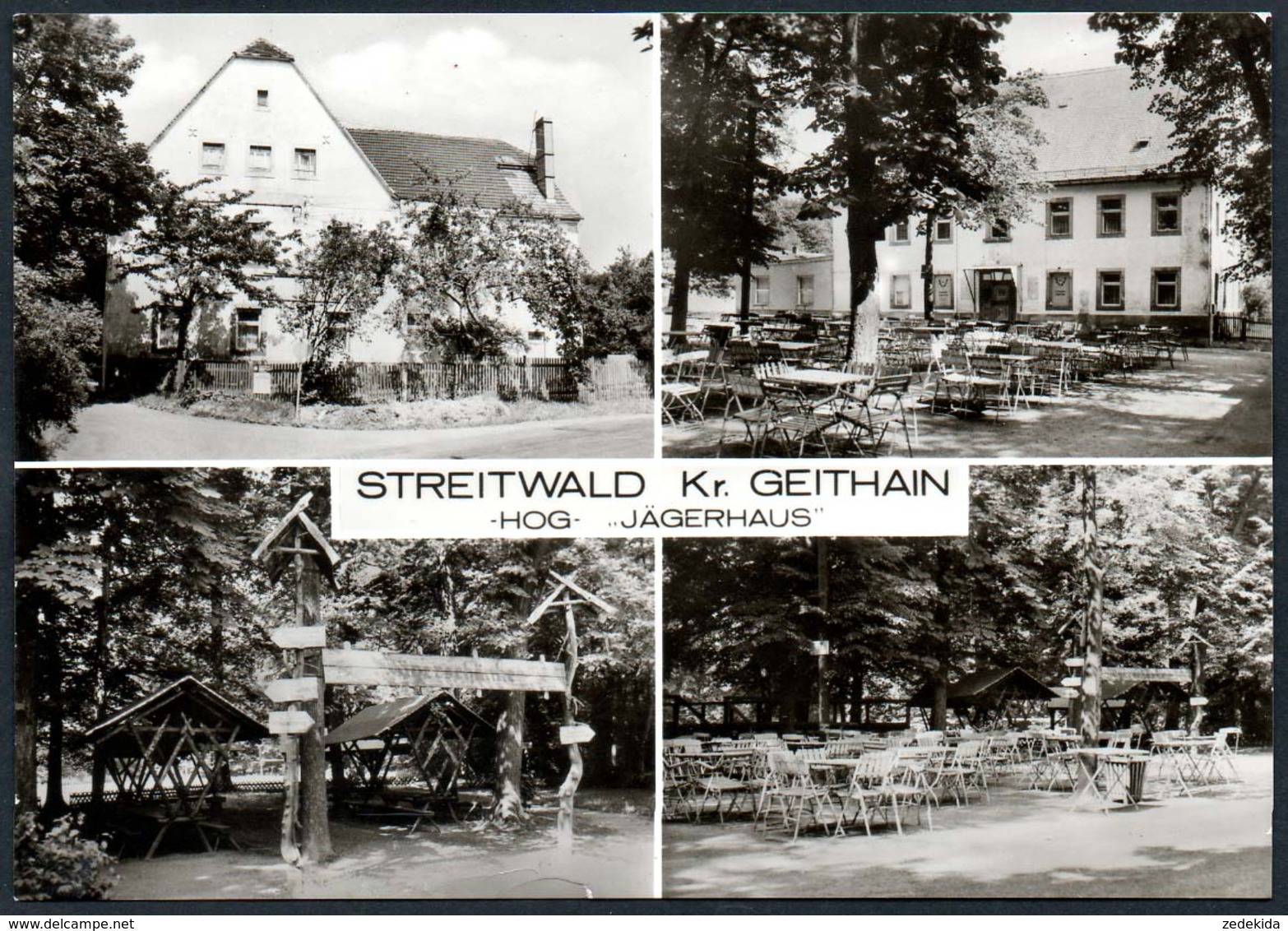 C1803 - Streitwald Kr. Geithain - HO Gaststätte Jägerhaus - Reichenbach - Geithain