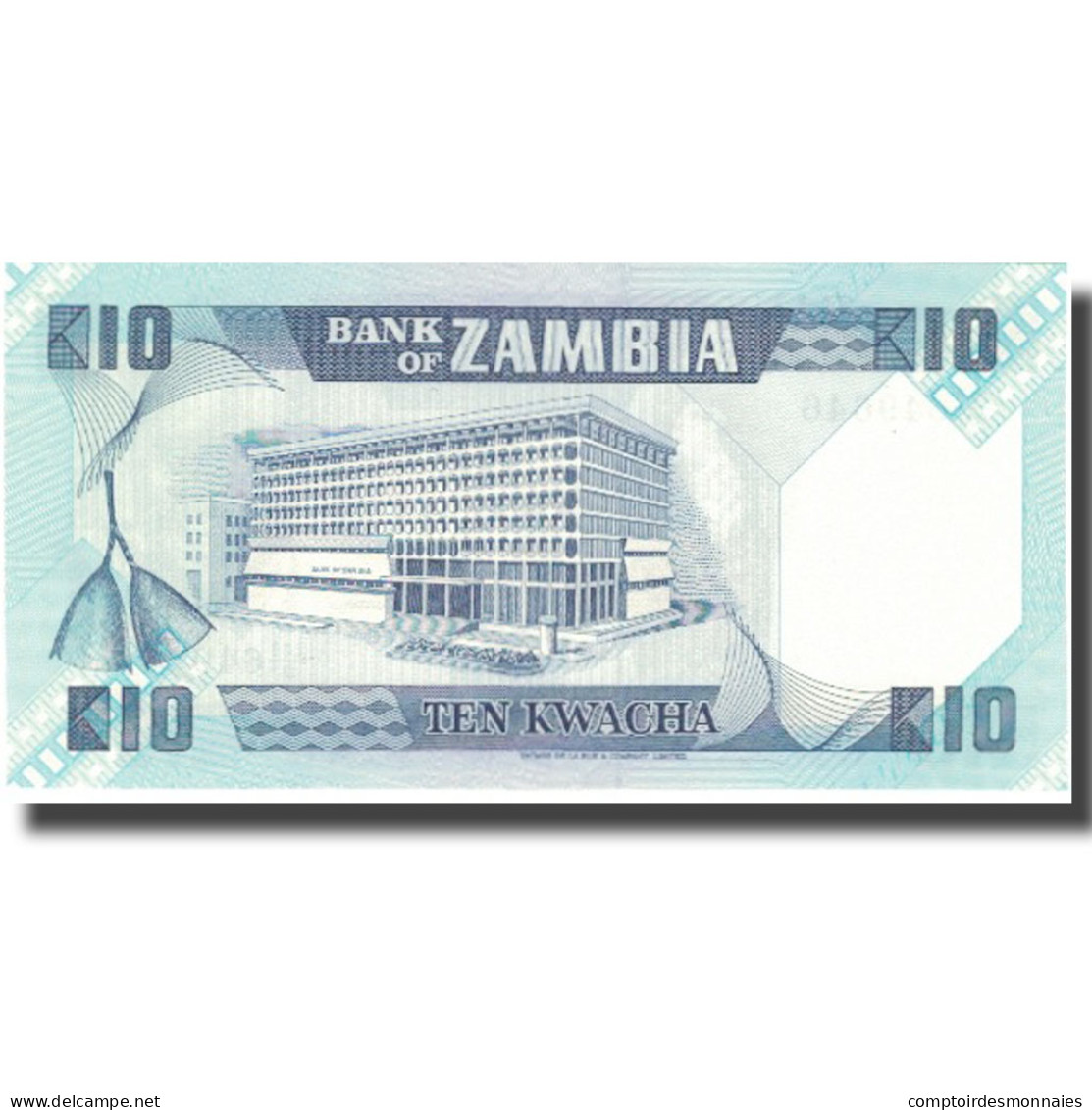 Billet, Zambie, 10 Kwacha, Undated (1980-88), KM:26e, NEUF - Zambie