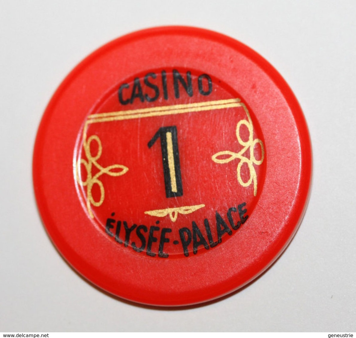 Jeton De 1 Franc "Casino Elysée-Palace" Vichy - Casino French Chip Token - Casino