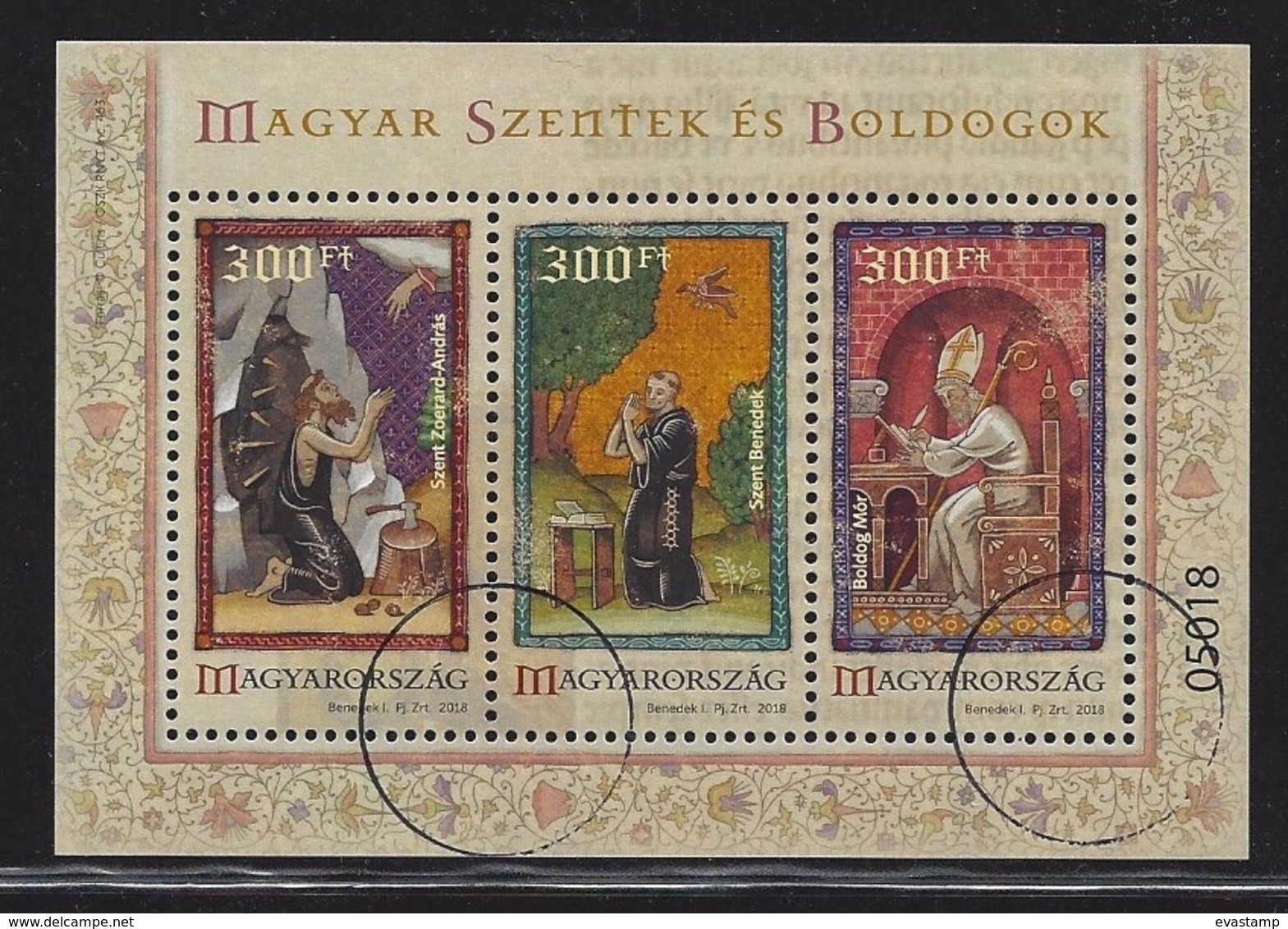 HUNGARY - 2018. S/S -Hungarian Saints And Blesseds/ Normal Version USED!!! - Proofs & Reprints