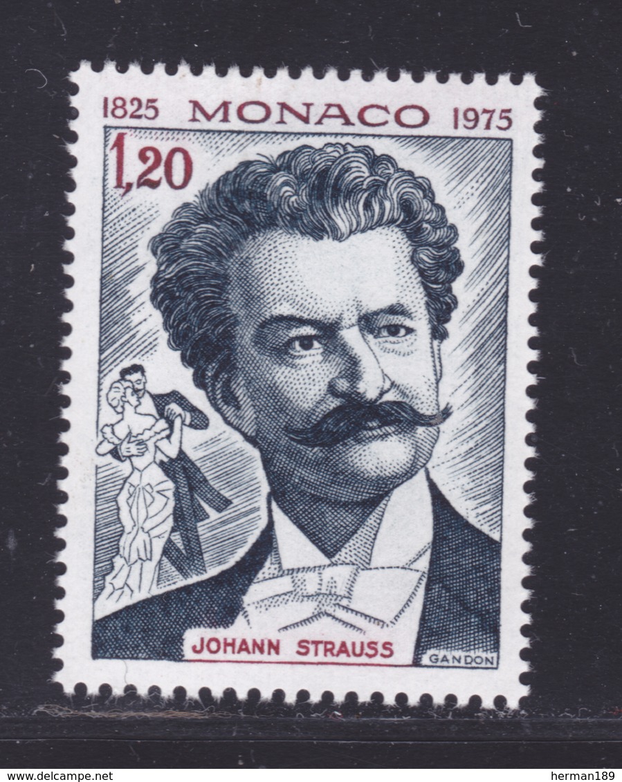 MONACO N° 1042 ** MNH Neuf Sans Charnière, TB (D8217) Johann II Strauss 1975 - Neufs