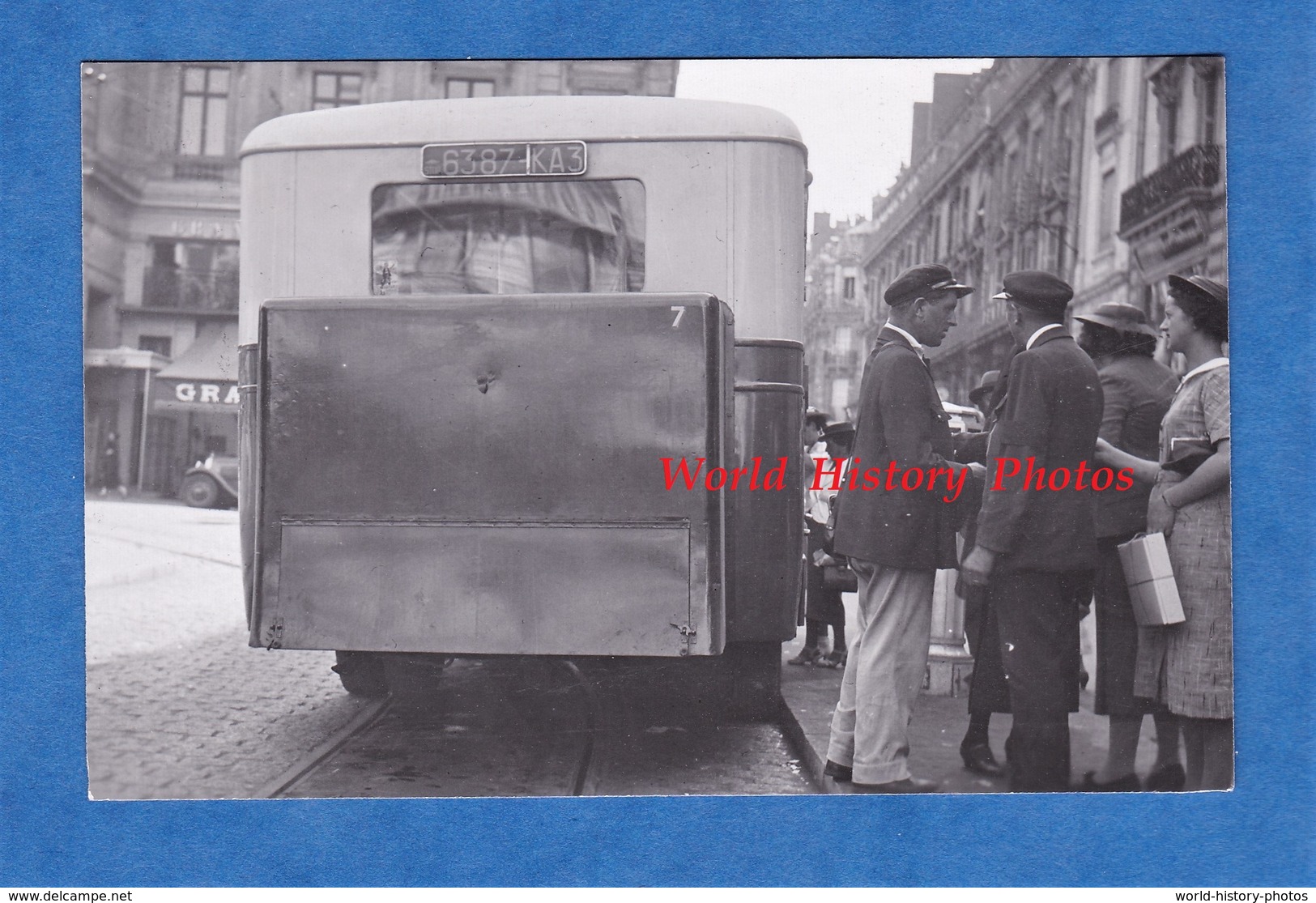 Photo Ancienne - ANGERS - Autobus à Gazogène - Modèle à Identifier - Photographe Sauveboeuf ? - Autocar Gaz - Automobiles