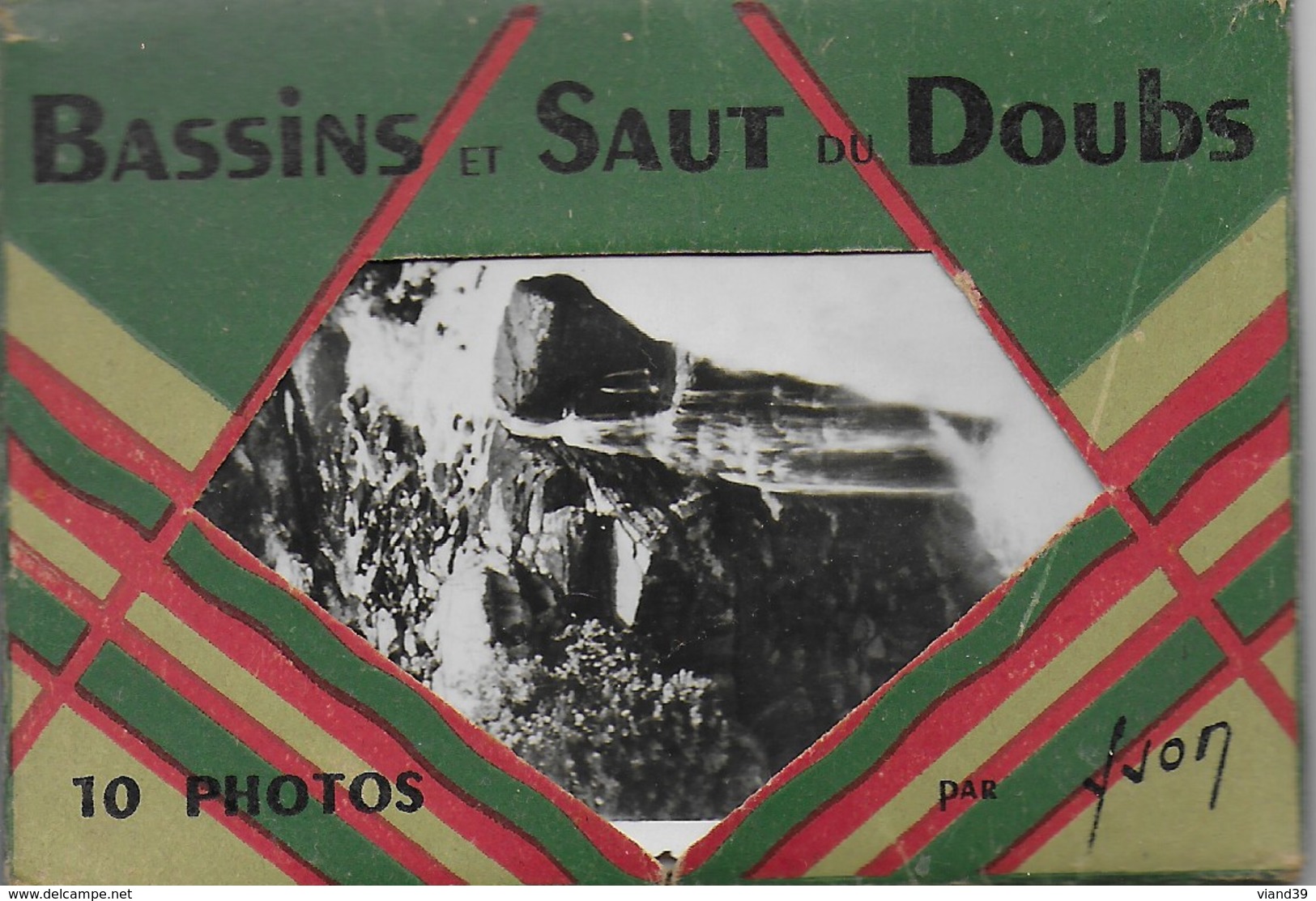 Bassins Et Saut Du Doubs - Carnet Souvenir De 10 Vues 9 X 6,5 Cm - Autres & Non Classés