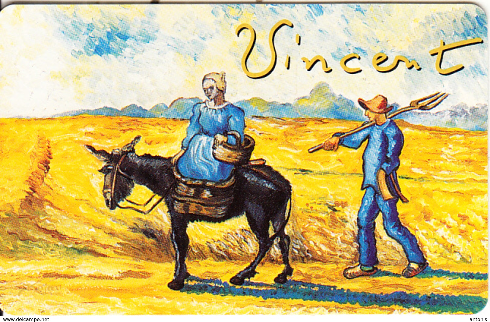 GERMANY(chip) - Galerie Der Fälschungen, Vincent Van Gogh/Weg Zum Feld(O 025), Tirage 3000, 06/93, Mint - O-Series : Séries Client