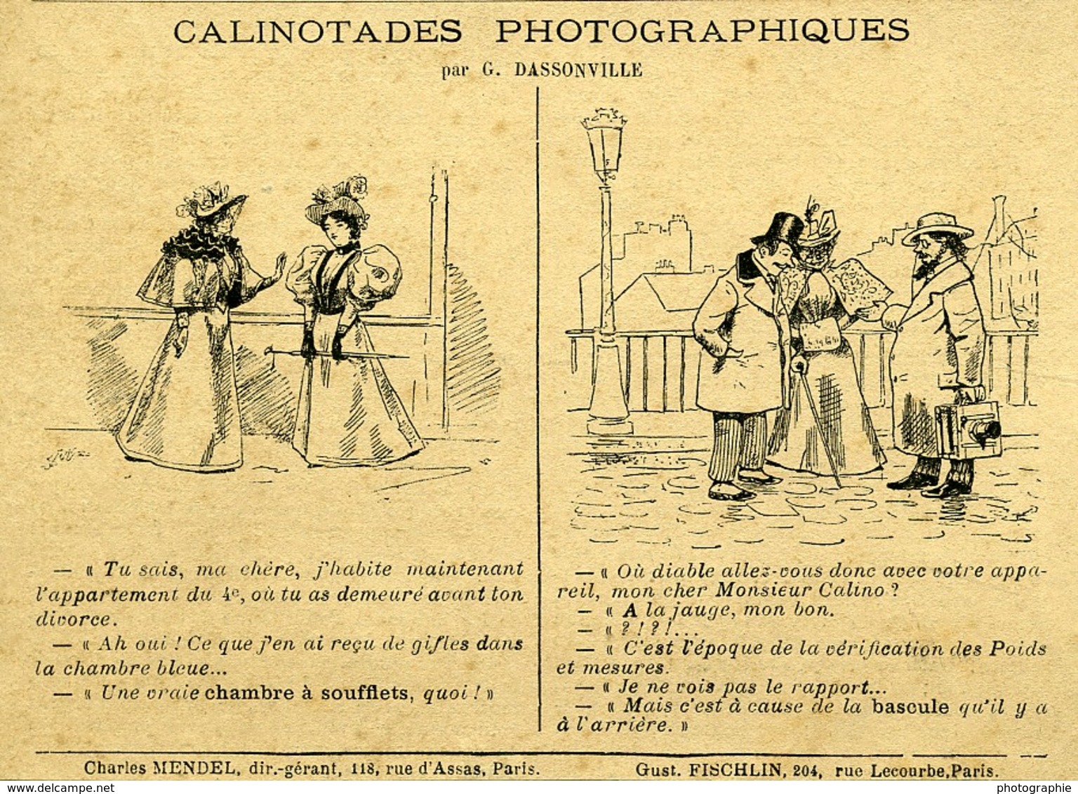 Calinotades Photographiques Par Dassonville 1900 - Non Classificati