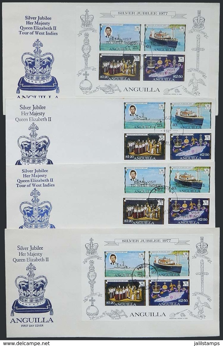 ANGUILLA: 4 FDCs Of 1997, Very Thematic, VF Quality! - Anguilla (1968-...)