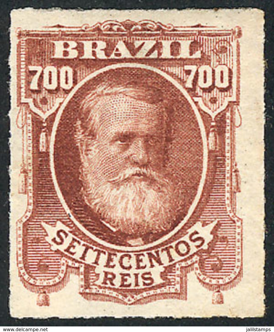 BRAZIL: Sc.76, 1878 700R., Mint With Gum, VF Quality, Catalog Value US$190 - Autres & Non Classés