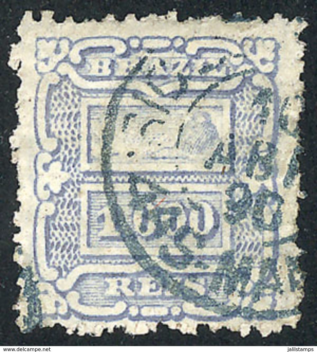 BRAZIL: Sc.98, 1888 1000R. Light Blue, Used, Excellent Quality, Catalog Value US$110 - Other & Unclassified