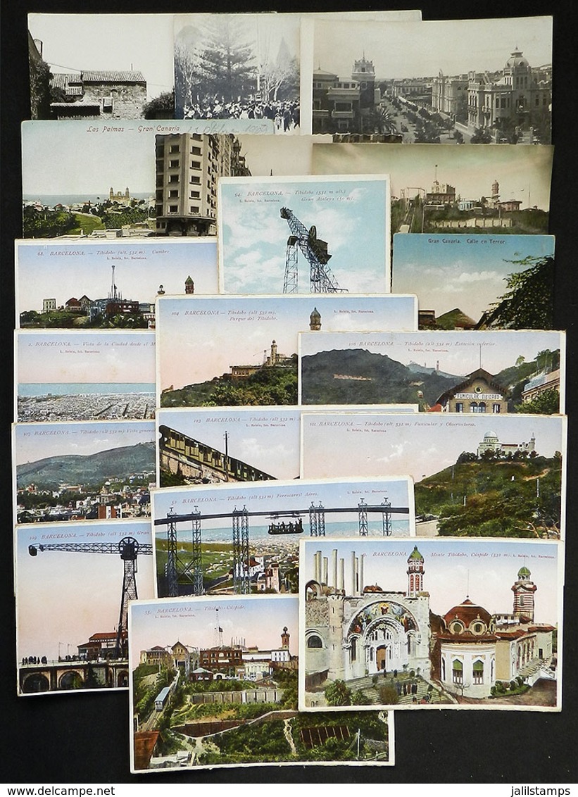 SPAIN: 19 Old Postcards, Various Views, Fine General Quality, Low Starting Price! - Autres & Non Classés