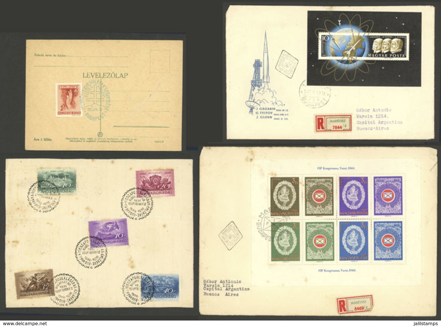 HUNGARY: 2 FDC Covers + Fragment With Special Postmark Of 1936 + Card Cancelled In 1939, Interesting! - Other & Unclassified