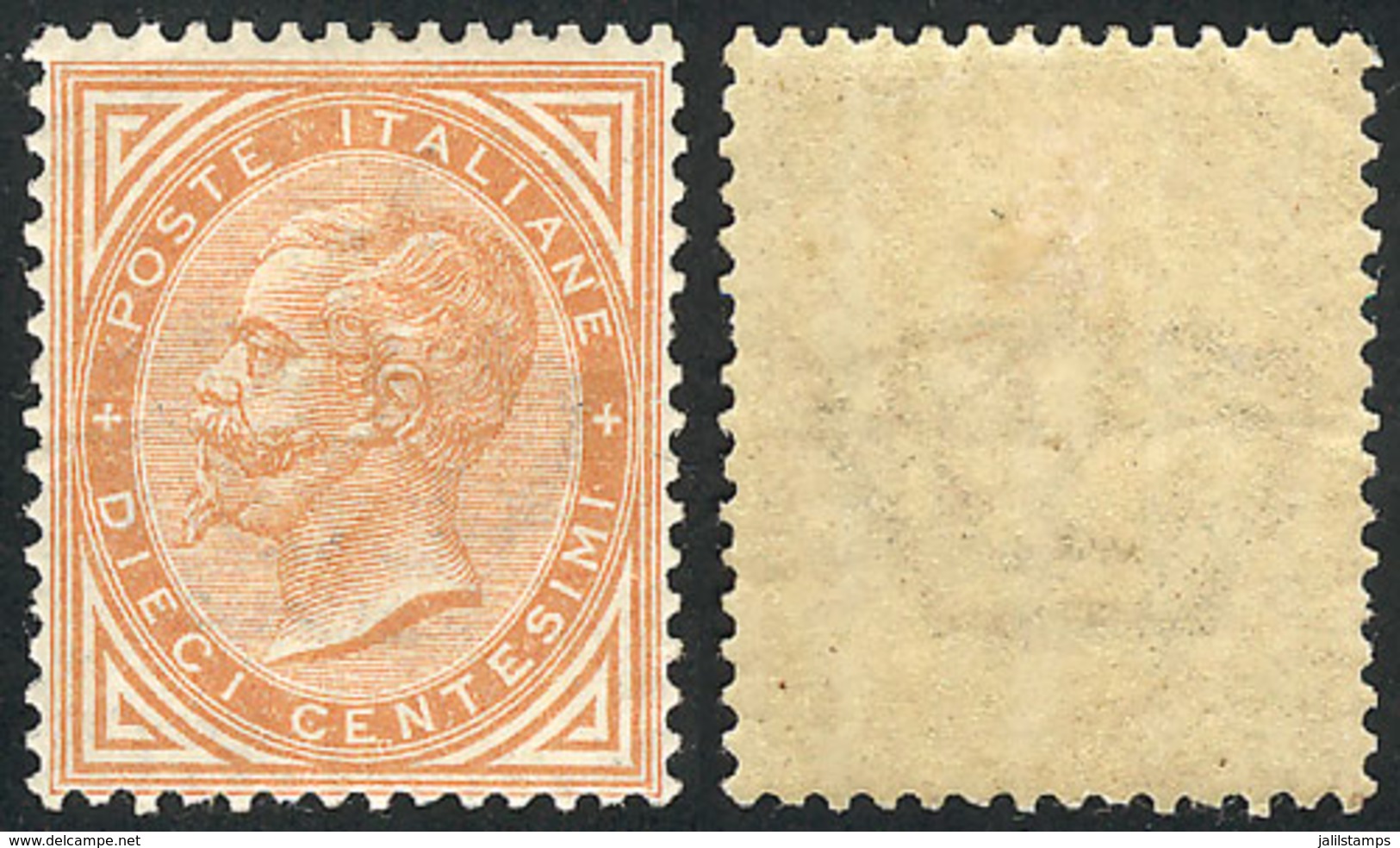 ITALY: Sc.27, Mint WITH ORIGINAL GUM, Lightly Hinged, Good Example, Catalog Value US$4,000 - Non Classés