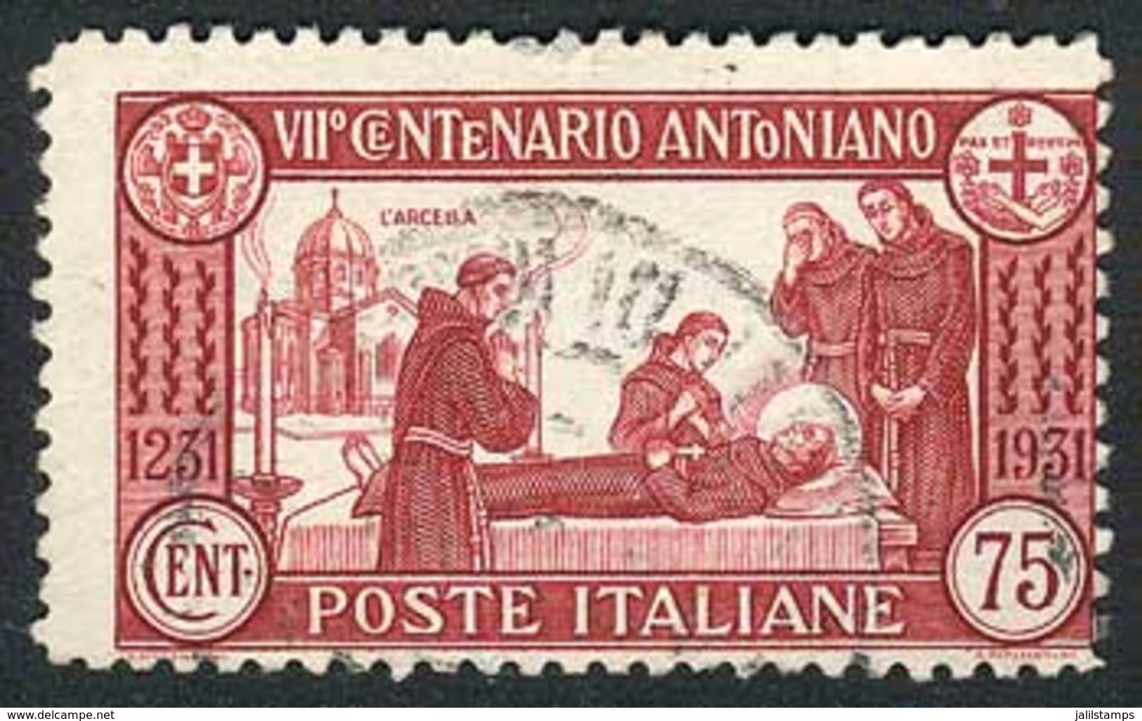 ITALY: Sc.263a, Perforation 12, Used, Very Fine Quality, Rare, Catalog Value US$300. - Unclassified