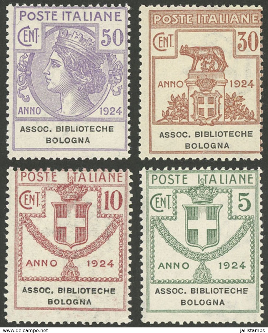 ITALY: Sassone 1/4, Cmpl. Set Of 4 MNH Values, Very Fine Quality, Catalog Value Euros 300. - Andere & Zonder Classificatie