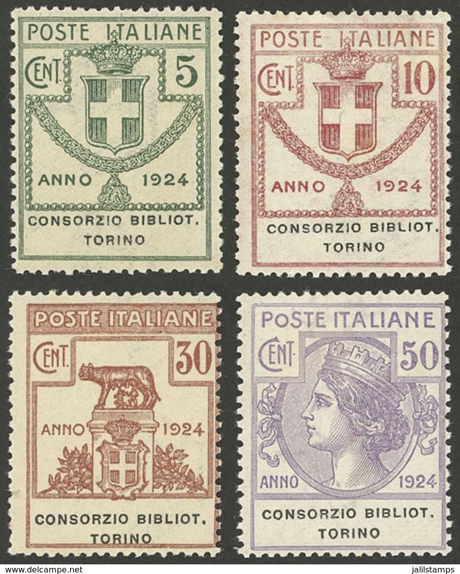 ITALY: Sassone 30/33, Cmpl. Set Of 4 Values, MNH Or With Tiny Hinge Mark Barely Visible (they Appear MNH), Very Fine Qua - Other & Unclassified