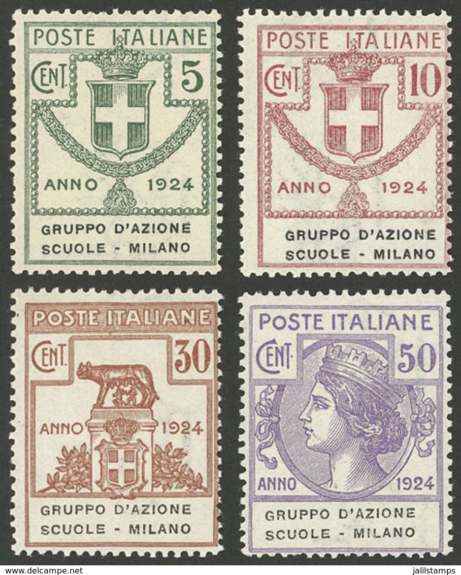 ITALY: Sassone 38/41, Cmpl. Set Of 4 MNH Values, Very Fine Quality, Catalog Value Euros 450. - Other & Unclassified