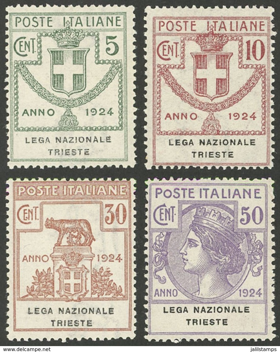 ITALY: Sassone 42/45, Cmpl. Set Of 4 Values, MNH Or With Tiny Hinge Mark Barely Visible (they Appear MNH), Very Fine Qua - Other & Unclassified