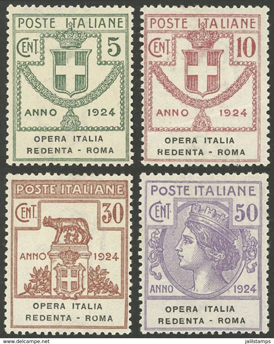 ITALY: Sassone 46/49, Cmpl. Set Of 4 Values, MNH Or With Tiny Hinge Mark Barely Visible (they Appear MNH), Very Fine Qua - Other & Unclassified