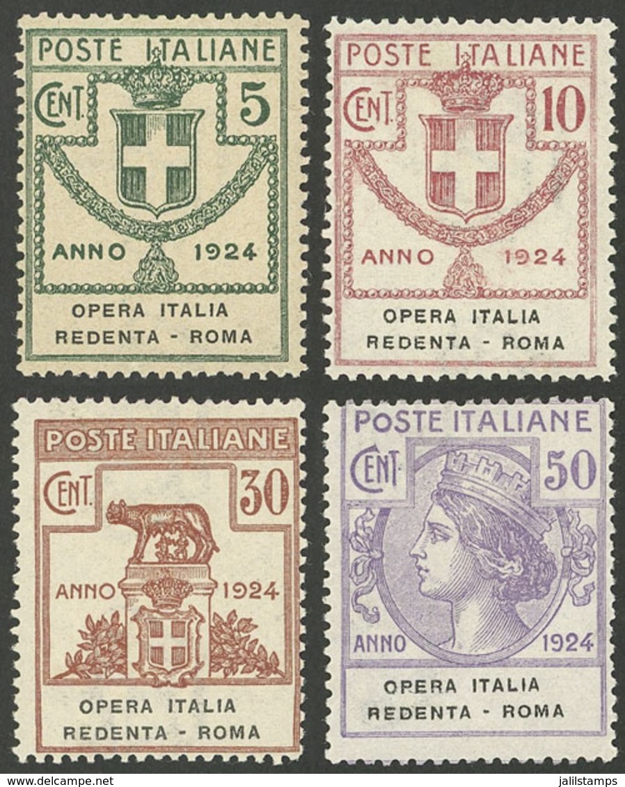 ITALY: Sassone 46/49, Cmpl. Set Of 4 MNH Values, Very Fine Quality, Catalog Value Euros 750. - Andere & Zonder Classificatie