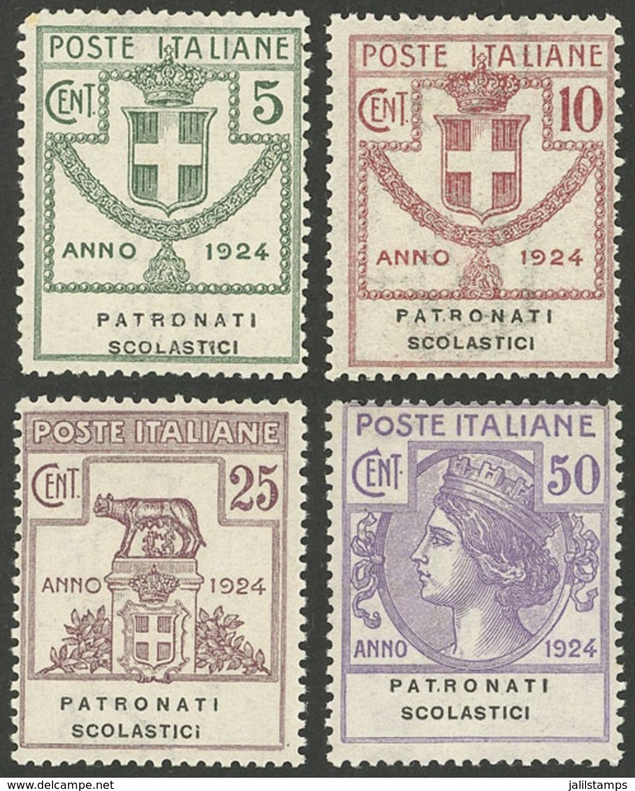 ITALY: Sassone 58/61, Cmpl. Set Of 4 MNH Values, Very Fine Quality, Catalog Value Euros 375. - Andere & Zonder Classificatie