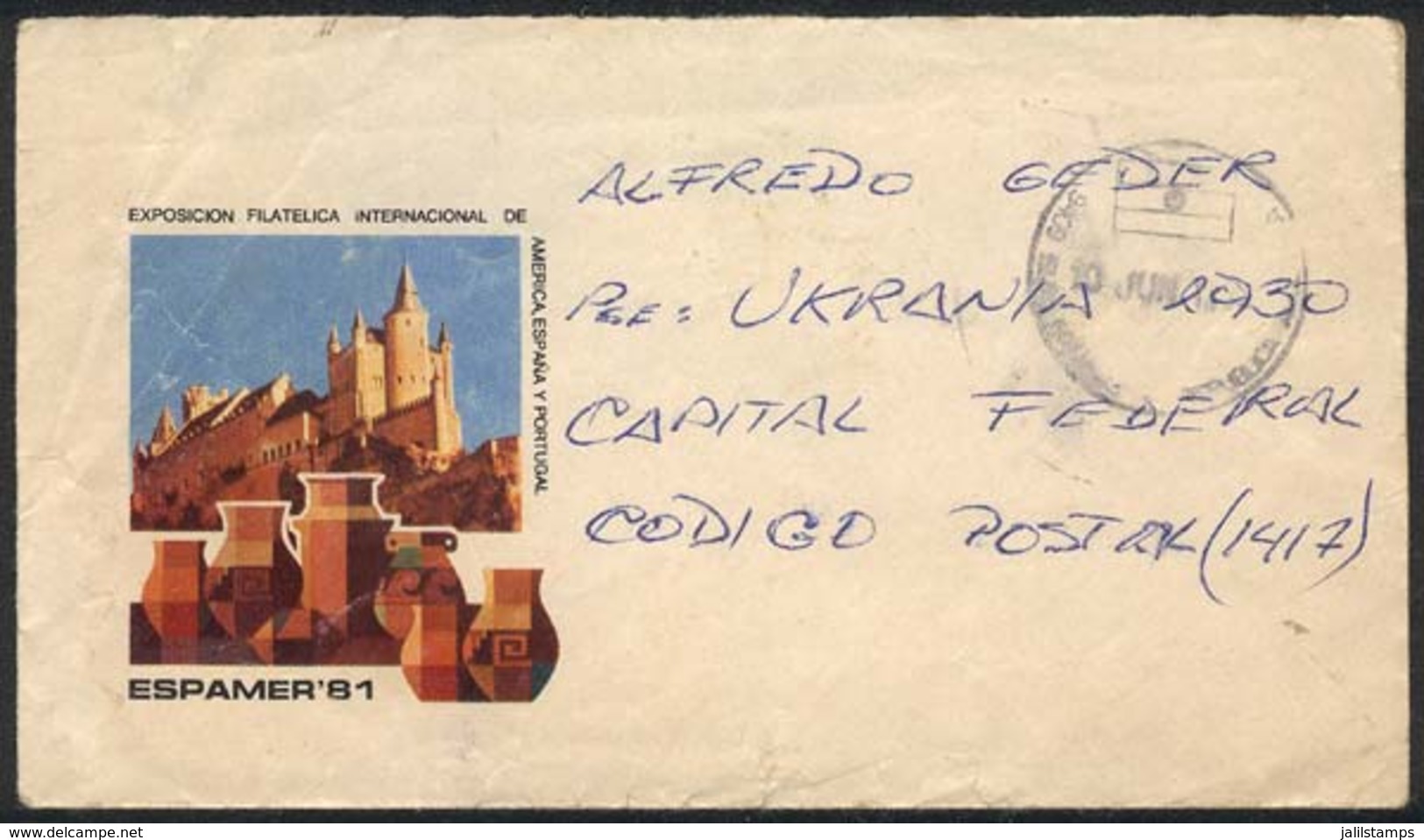 FALKLAND ISLANDS/MALVINAS: Cover Donated By The FAEF To Be Used By Soldiers At The War Front, Sent To Buenos Aires On 10 - Falklandinseln