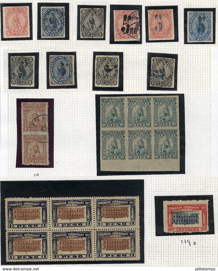 PARAGUAY: Collection In Album, Containing Stamps Issued Between 1870 And 1972 (Yvert 1 To 1238, Apparently The Period Is - Paraguay