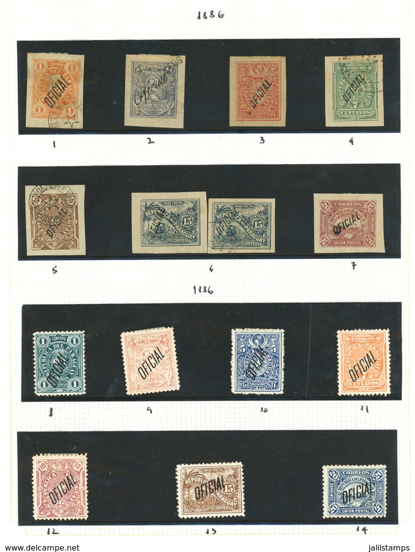 PARAGUAY: AIRMAIL: Collection On Pages Airmail Stamps Issued Between 1980 And 1993 (Yvert 855 To 1204, Almost Complete F - Paraguay