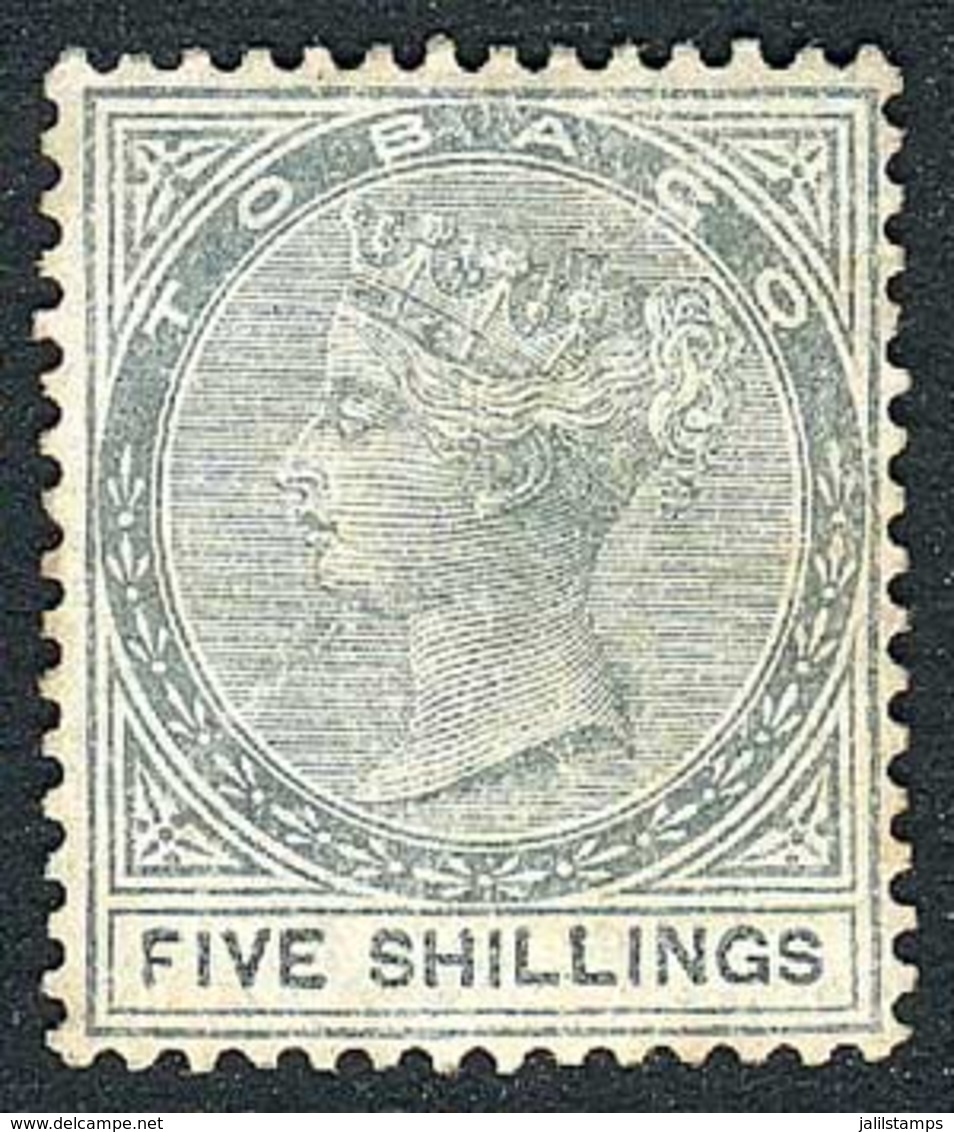 TOBAGO: Sc.5, Mint Part Gum, Fine Quality, Catalog Value US$800. - Sonstige & Ohne Zuordnung