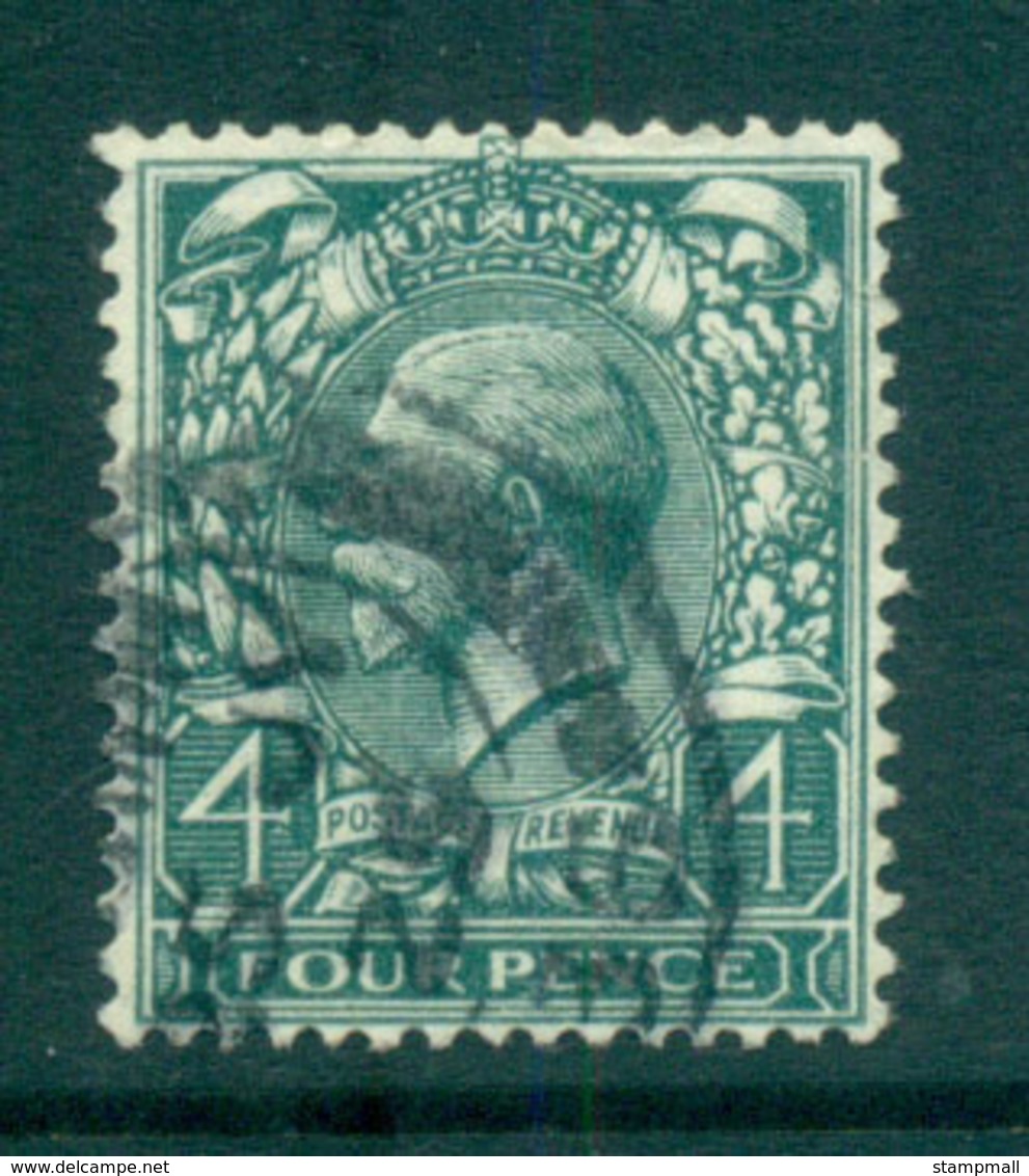 GB 1924 KGV 4d Slate Green FU Lot66758 - Non Classés