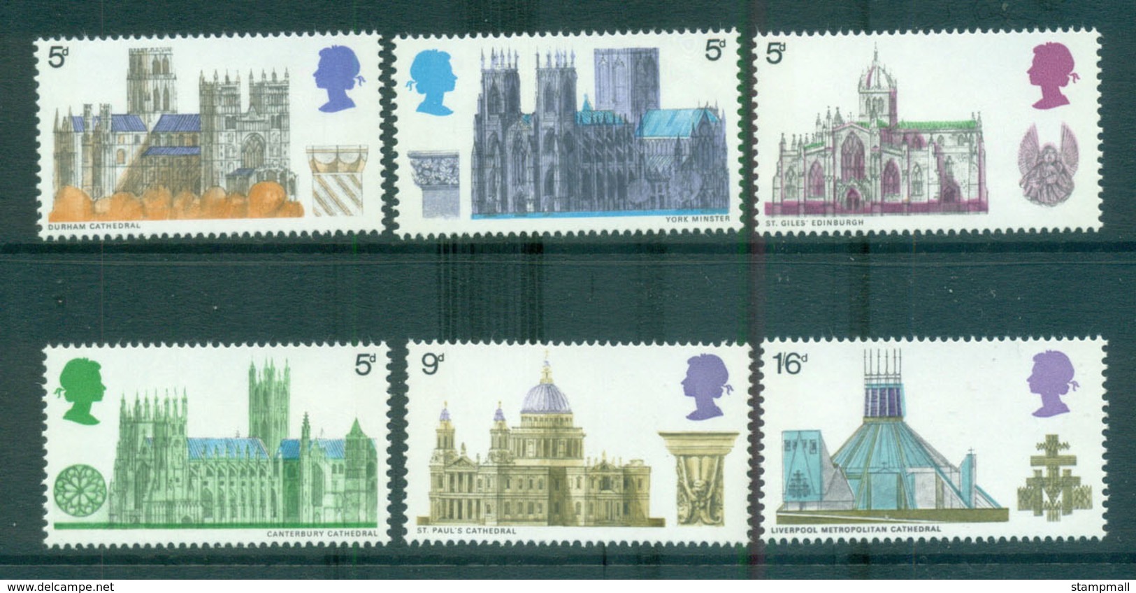 GB 1969 British Cathederals MUH Lot66884 - Unclassified