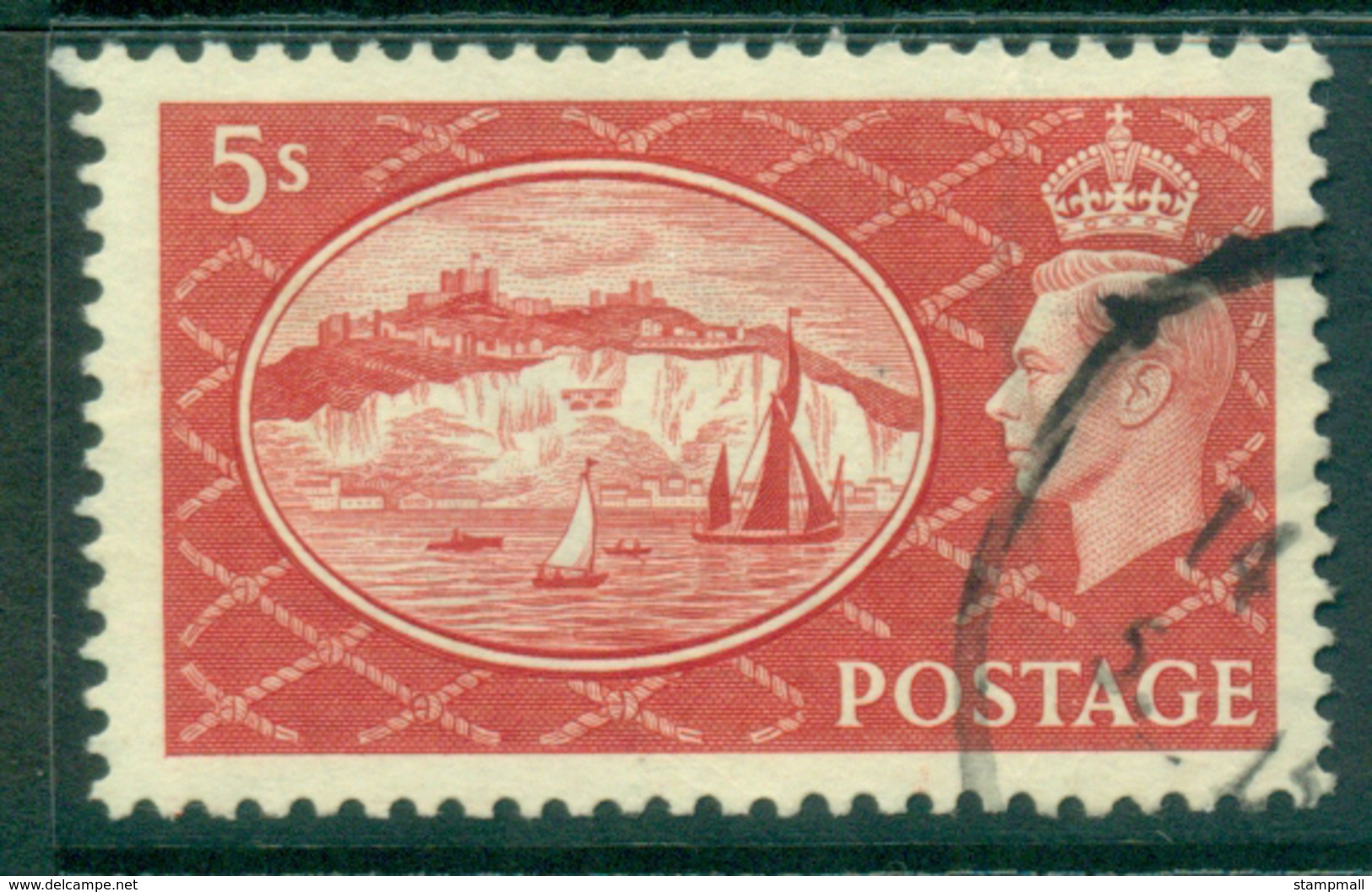 GB 1951 High Values 5/- VFU Lot32726 - Sin Clasificación