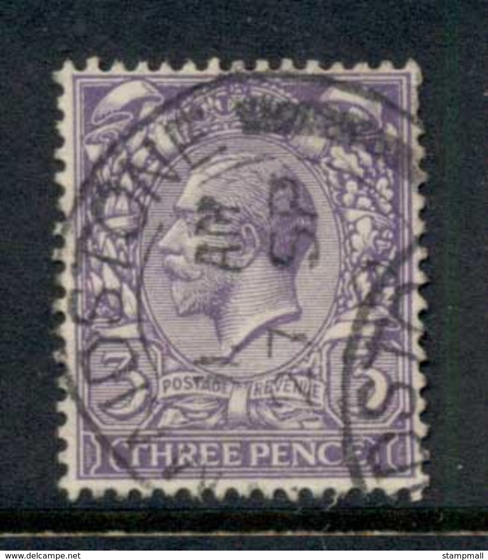 GB 1912-13 KGV Portrait 3d Purple FU - Ohne Zuordnung
