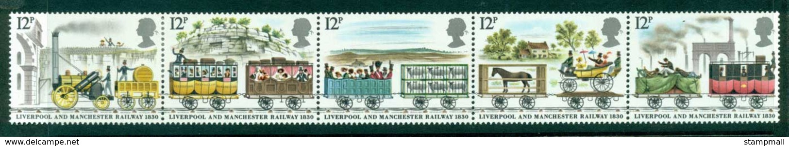 GB 1980 Liverpool-Manchester Railroad Str MLH Lot29968 - Non Classés