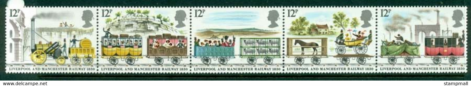 GB 1980 Liverpool-Manchester Railway MUH Lot19215 - Ohne Zuordnung
