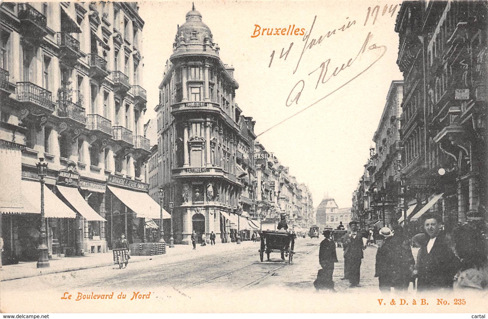 BRUXELLES - Le Boulevard Du Nord - Avenues, Boulevards