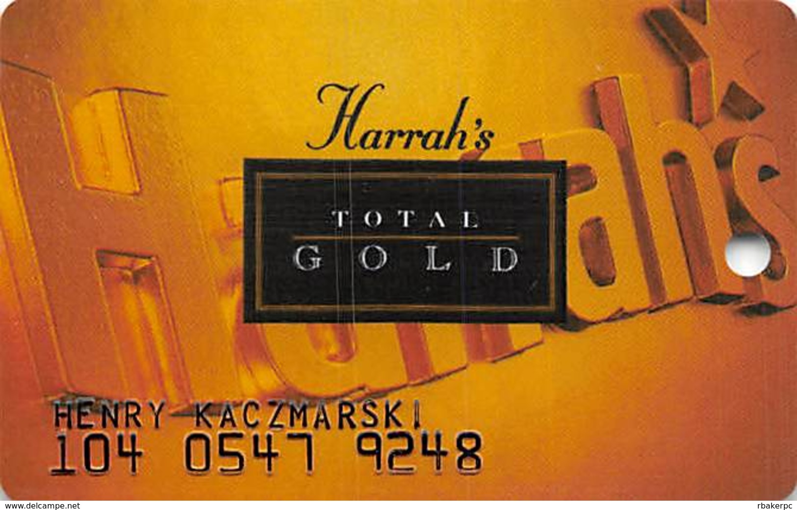 Harrah's Casino Multi-Property - 2a Issue Slot Card - See Scans & Description For Details - Casino Cards