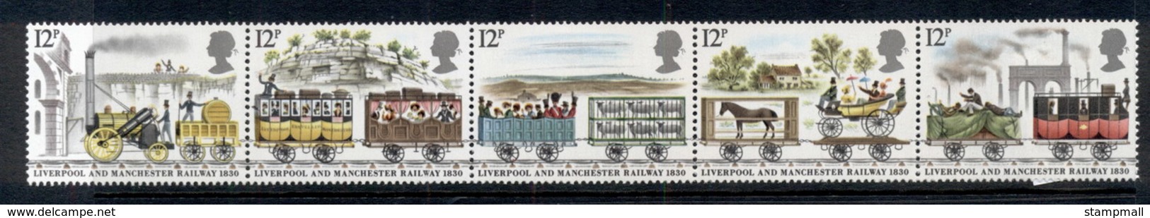 GB 1980 Liverpool-Manchester Railway Str5 MUH - Unclassified