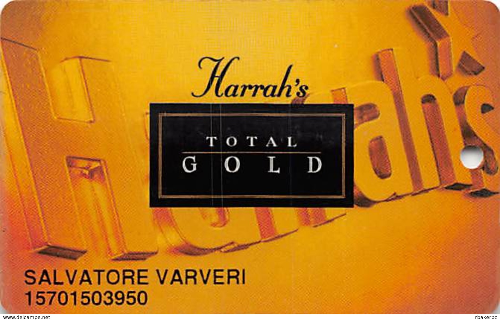 Harrah's Casino Multi-Property - 2c Issue Slot Card - See Scans & Description For Details - Casino Cards