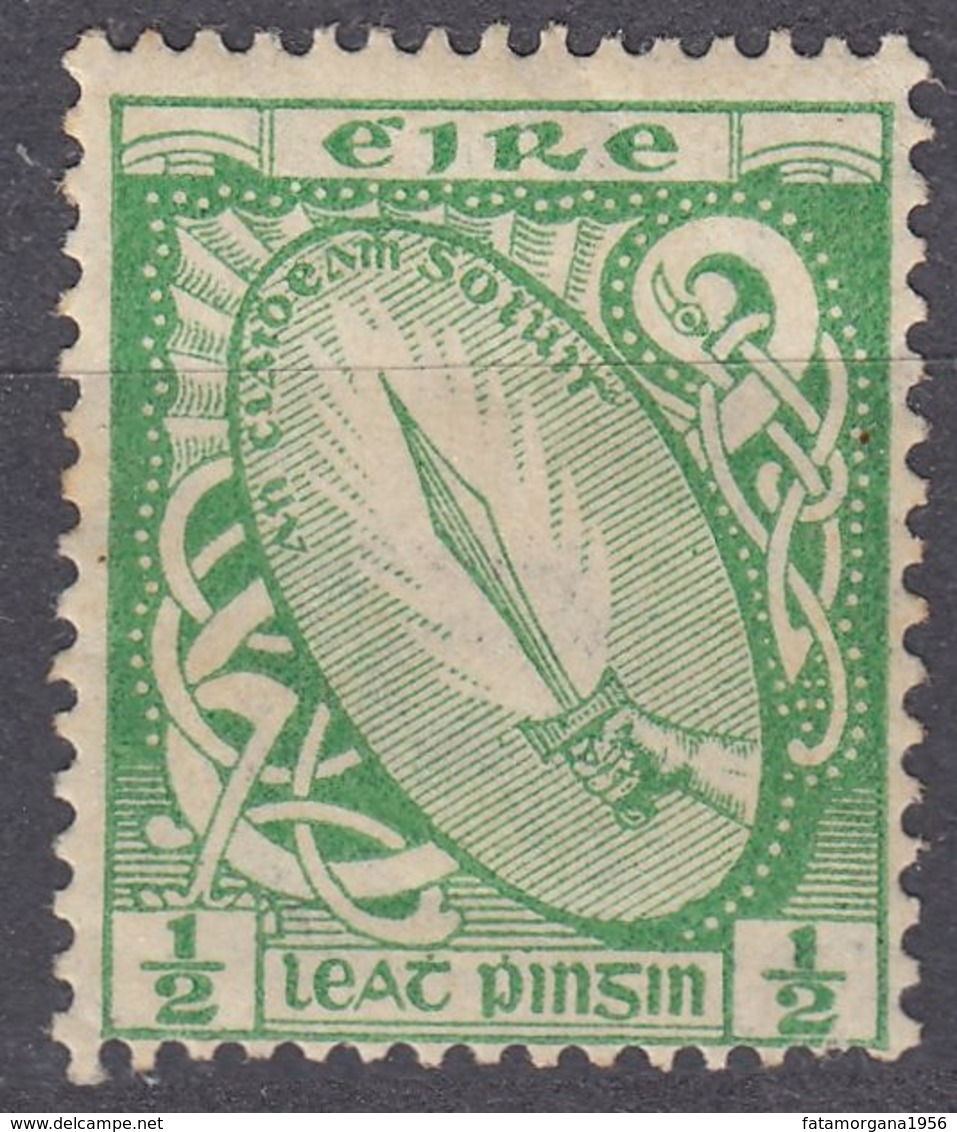 EIRE - IRLANDA - 1922 -  Yvert 40 Nuovo MH, 1/2 P. - Neufs