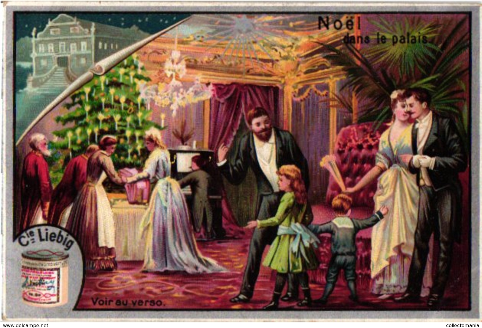 0452   Liebig 6 Cards--C1895 Christmas In Different Surroundings-Noël-Arbre De Noël- Christmas Tree- - Liebig