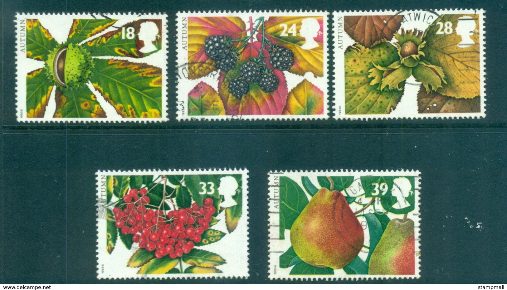 GB 1993 Autumn Fruits FU Lot70254 - Non Classificati