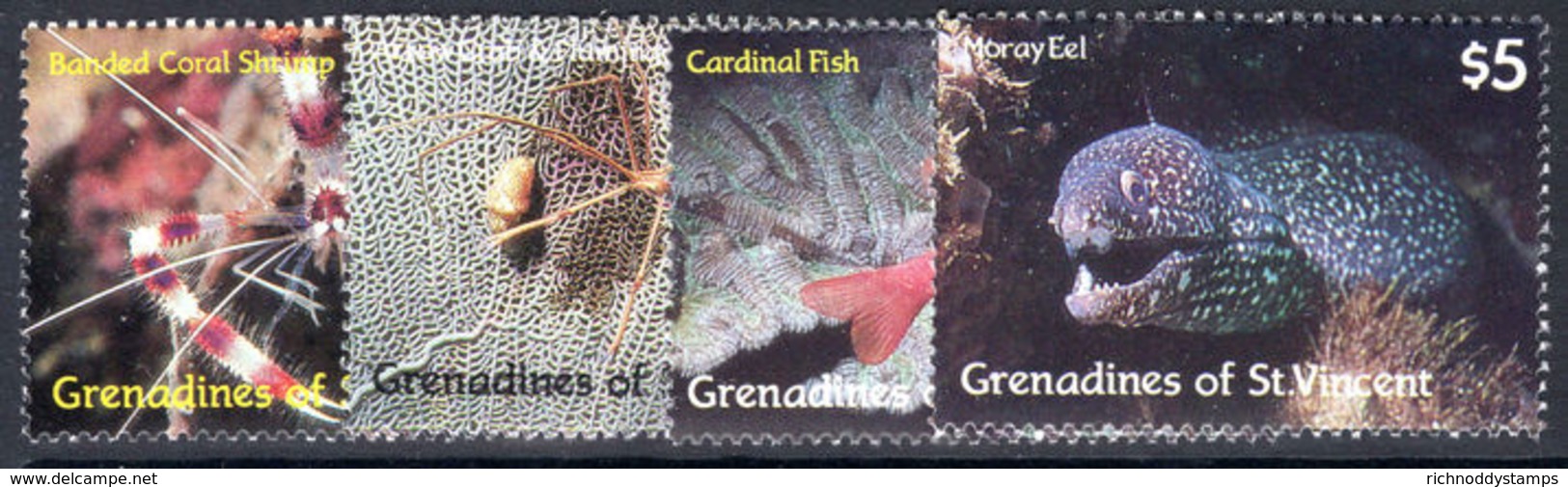 St Vincent Grenadines 1987 Marine Life Unmounted Mint. - St.Vincent & Grenadines