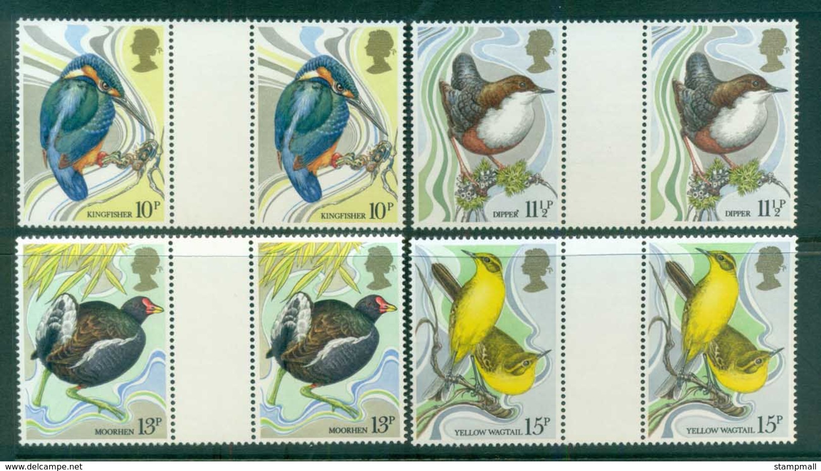 GB 1980 Birds Gutter Prs MUH Lot81658 - Unclassified